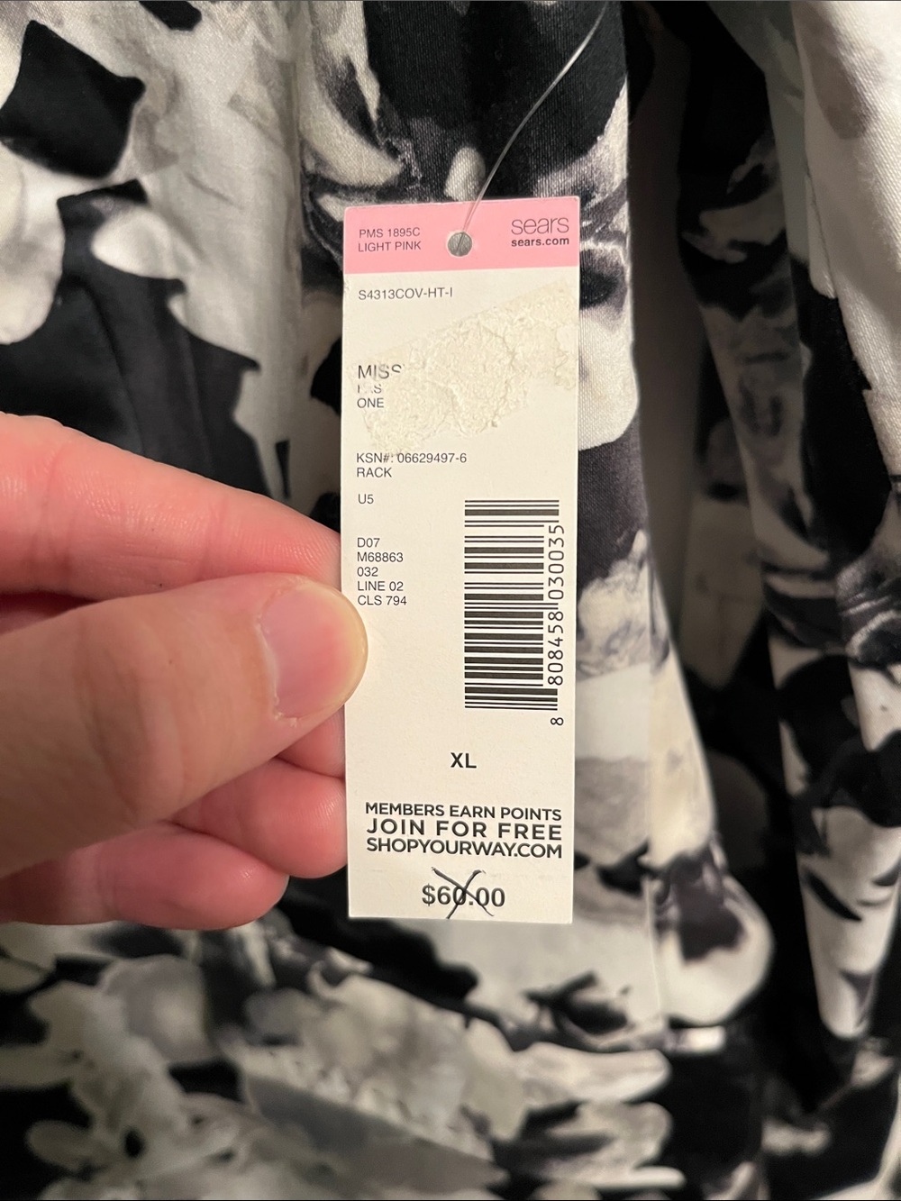 NWT women’s Covington XL black and white floral blazer! - Picture 5 of 7
